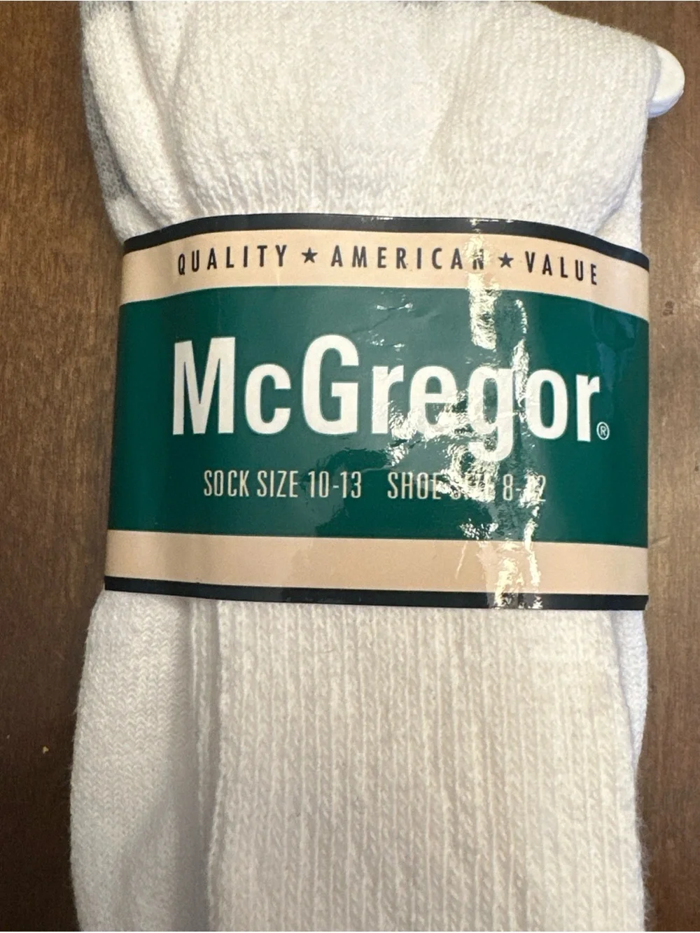McGregor socks size